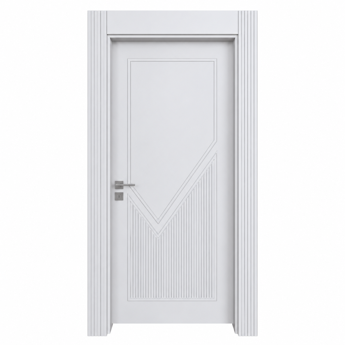 BY-4039V Porte intérieure laqué  Vitrée